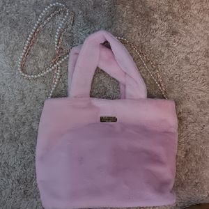 Carolina Herrera fuzzy tote